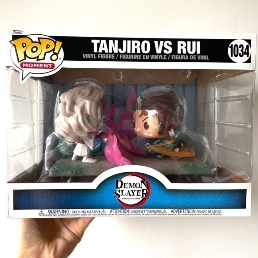 Tanjiro VS Rui Funko Pop | Demon Slayer | NWT - Picture 2 of 10